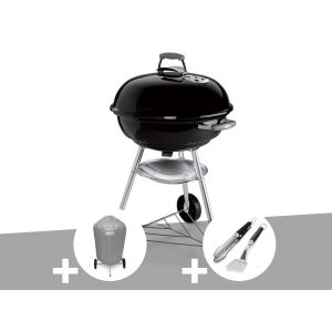 Barbecue &agrave; charbon Original Kettle 47 cm + Housse - Weber - Neuf