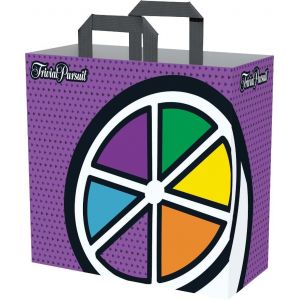 Kal-Trivial Pursuit Sac Cabas - Taille M 40 X 45 X 20 Cm - Matière Recyclée - Violet - Neuf