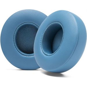KAL-Coussinets D'Oreille De Remplacement Améliorés Padz Solo 4 Pour Beats Solo 4 Par Wicked Cushions | Confort Et Isolation Sonore Améliorés | Blue Slate - Neuf