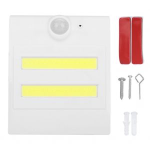 Hjlian Lampadaire Led D'exterieur A Induction, Eclairage Solaire Cob Pour Cour, Applique Murale, Eclairage Paysager, 1,5 W - Neuf
