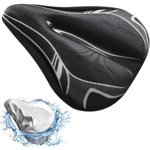 Meimie-Housse Selle Velo Confortable Con Copertura Impermeabile Rembourrage En Gel Haute Densité Respirant Structure Antidérapante Pour Plus De Stabilité Amorti Efficace Pour Soulager La Douleur - Neuf