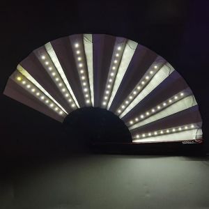 Ventilateur LED élégant Faible consommation Augmentation accrocheuse (blanc) - Neuf