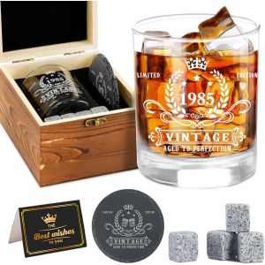 Coffret Whisky 40 Ans Homme 1985 Cadeau Luxe - Neuf