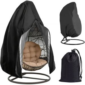 Ulteronixshop-Housse de Chaise &agrave; Suspendre Balancelle, 210D Couverture de Fauteuil Suspendu Housse de Protection, Housse oeuf Suspendu Ext&eacute;rieur, Housse de Fauteuil Oeuf Suspendu avec Fermeture &eacute;clai - Neuf