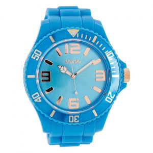 Montre-Bracelet Analogique Bleue Mate Pour Femme «&nbspoozoo &nbsp», Bracelet En Silicone. Uoc5037a - Neuf