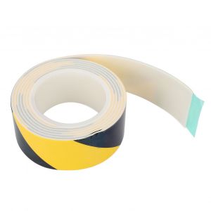 HJLIAN Ruban de securite 5 m, ruban d'avertissement en mousse ultra-adhesif, ruban de marquage au sol pour garage et cour - Neuf