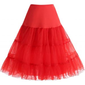 Nbgcm-Jupe Jupon Femme Sous Robe Style Vintage Evasée Années 1950s Rockabilly Pour Carnaval Soirée Cocktail Mariage Anniversaire 4 Tailles À Choisir - Neuf