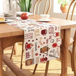 Sjzg-Chemin De Table Boho Jacquard - Expresso Design # Style Vintage # Taille 32x200 Cm # Tapisserie Boh&egrave;me Tiss&eacute;e Pour Salle &Agrave; Manger 6 Seater - Lavable En Machine - Neuf