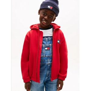 Sweat &Agrave; Capuche Zipp&eacute; Logo Colour-Block Au Dos - Neuf