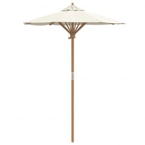 Parasol De Jardin Rond 270 X 260 Cm Form&eacute; En Bambou L&eacute;ger Style Moderne Ambiance Relaxante Helloshop26 02_0058240 - Neuf