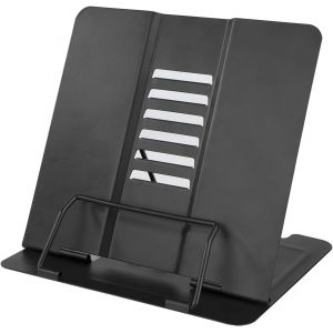 Support De Lecture,Livre Stand Pour Livre De Cuisine,Porte-Livre En Métal Pliable Enfant Pour Recette,Manuel,Partitions,Tablature,Ipad,Peinture,Document,6 Angle Réglable Et Pliable.[Y163] - Neuf