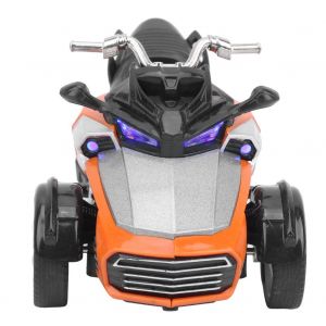 Modele de moto en alliage 1:14, jouet tres realiste pour enfants, vehicule a tirer, modele de moto orange - Neuf