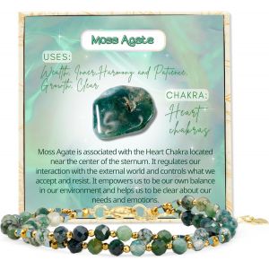 Kalsw-Bracelet Femme De Pierre Naturelle Perles,Cristal 4mm Perle Pierres Précieuses Bijoux Femme Cadeau - Neuf