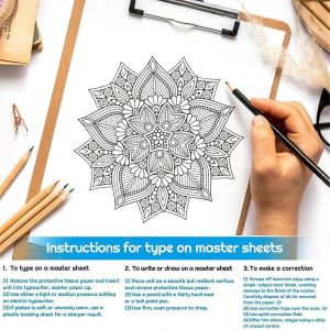 35 Feuilles De Papier Transfert Pour Pochoirs Pour Tatouage - Neuf