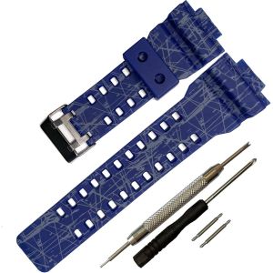 Kal-Bracelet De Rechange Pour Casio Gls-8900/Gw-8900/Ga-110/Ga-100c/Ga-120/Gd-110/Gls-100 - Neuf