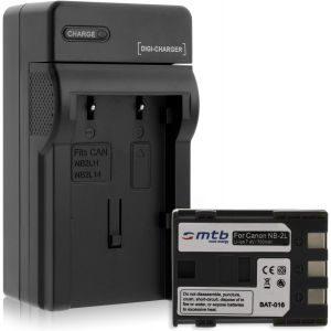 Batterie + Chargeur (Auto/Secteur) pour Canon NB-2L/EOS 350D 400D/Rebel XTi/DC... MD.. MV...-v. liste - Neuf