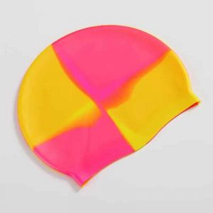 Casquettes De Natation En Silicone Pour Hommes Et Femmes,Chapeau De Natation Imperm&eacute;able,Protection Des Oreilles Des Cheveux Longs,Bonnet De Natation De Surf De Plong&eacute;e,Accessoires De Piscine #F - Neuf