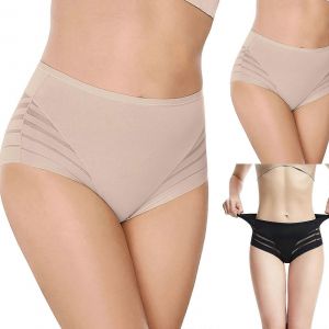 Femmes Sans Couture Ice Soie Culotte Évider Patchwork G-String Élastique Taille Haute String Hanche Levage Respirant Bref Tangas Mujer - Neuf