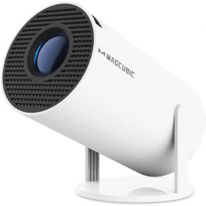 Mini Projecteur 4K Android 11 - Wifi6/Bt5.0, 720P Fhd - Correction Trap&eacute;zo&iuml;dale Automatique - Rotation 180&deg; - Neuf