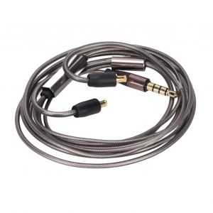 Cable audio pour casque, controle musical, mise a niveau, cable pour ecouteurs avec microphone pour aTH CKS1100 - Neuf