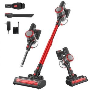 Aspirateur à main sans fil K17 3 en 1 - MOOSOO - 23kpa - 200W - Rouge - Neuf