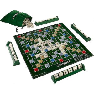 Exp&eacute;rience de Scrabble de luxe,verrouille les tuiles en place pour 2 &agrave; 4 joueurs,jeu classique avec un gameplay amusant et addictif pour les 8 ans et plus - Neuf