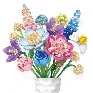 C Kit de construction de bouquet de fleur 880PCS construction de fleurs kit de construction de fleurs blocs de construction fleur - Neuf