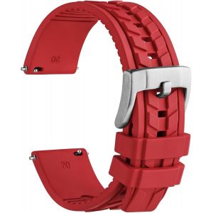 Eryi-Bracelets De Montre En Fkm Caoutchouc (Pas De Silicone), Bracelet De Rechange Pour Homme Et Femme, Largeur Des Cornes Compatibles 20mm 22mm - Neuf