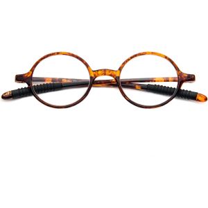 Lunettes De Lecture Rétro Hommes Et Femmes Rondes Aide À La Lecture Aide À La Vision Lunettes Tr90 À Monture Complète - Neuf
