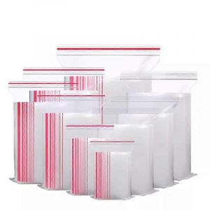100Pcs Petits Sacs Ziplock Sacs de bijoux clairs Refermable Mini Ziplock Sacs Lock Seal Zipper Sacs d'échantillons pour perles Bijoux Nourriture - Neuf