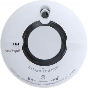 JEXNOVASHOP-FireAngel ST-630 Alarme Incendie D&eacute;tecteur de Fum&eacute;e, D&eacute;tecteur Incendie pour la Maison, Pile de 10 Ans, Connectable au R&eacute;seau sans Fil, NF - Neuf