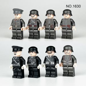 8pcs U.S. Army British Army French Army Figures Building Block Toys - Neuf