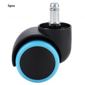 Lot de 5 roulettes pivotantes universelles en PU de 5 cm/2 pouces, pivotantes a 360¡ã - Neuf