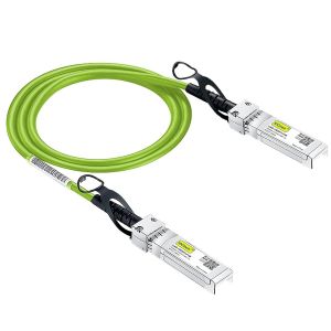 [Vert] C&acirc;ble DAC SFP+ color&eacute;-C&acirc;ble Twinax SFP pour Cisco SFP-H10GB-CU2M,Ubiquiti UniFi,D-Link,Supermicro,Netgear,Mikrotik,Fortinet,2 m&egrave;tres (6,5ft) - Neuf
