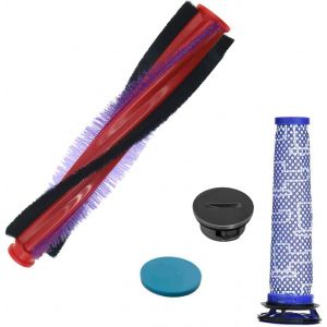 225mm Brosse Rouleau pour Dyson V6 SV03 Filtre 963830-02 T&ecirc;te Balai Bouchon 965665-03 DC58 DC59 DC62 Animal Extra Accessoires Pi&egrave;ces D&eacute;tach&eacute;es (22,5 cm) - Neuf