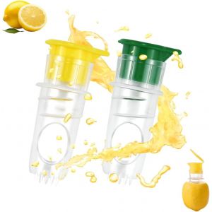 2 Pi&egrave;ces Presse Citron Manuel Kit, Presse Agrumes Manuel, Fruit Lemon Squeezer, Pour Utilisation Dans Cuisines, Les Restaurants, Bars - Neuf