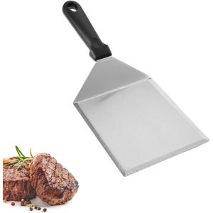 Ulteronixshop-Spatule &agrave; hamburger en acier inoxydable, 31 cm de long, 12 cm de large &iquest; une machine &agrave; hamburger robuste pour griller, lavable au lave-vaisselle - Neuf