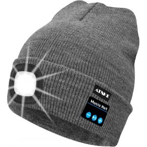 Led Bluetooth Bonnet Lumineux, Rechargeable Usb Rechargeable Musical Running Chapeau Ultra Lumineux 4 Led Lampe Étanche Utilisation Lumière Pour Ski Randonnée Camping Vélo - Neuf