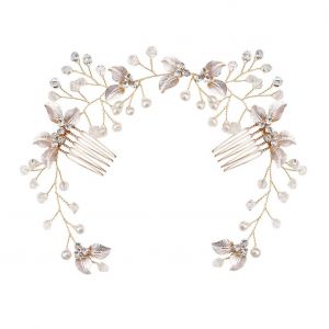 Peigne &iquest;&iquest; Cheveux De Mari&iquest;&iquest;E, Diad&iquest;&iquest;Me Orn&iquest;&iquest; De Perles, Pince &iquest;&iquest; Cheveux Torsad&iquest;&iquest;E, Accessoires De Coiffure Vintage Pour La Mari&iquest;&iquest;E, Chignon &iquest;&iquest;L&iquest;&iquest;Gant - Neuf