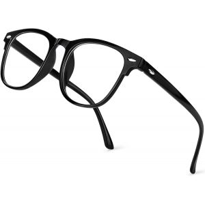 Kalanka-Lunettes Anti Lumi&egrave;re Bleue Pour Femme Homme, Blocage Lumi&egrave;re Bleue Lunettes Avec Verres Transparent, Lunettes Gaming D'ordinateur Filtre Uv400, Anti-&Eacute;blouissement, Anti Fatigue - Neuf