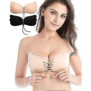 Soutien-Gorge Collant Sans Bretelles Soutien-Gorge Sans Dos Soutien-Gorge En Silicone Invisible Soutien-Gorge Push Up - Neuf