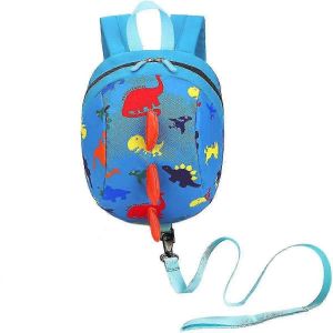 Mini Sac &Agrave; Dos Dinosaure Pour Tout-Petit Avec Laisse, Harnais Pour Enfants Et B&eacute;b&eacute;s - Neuf