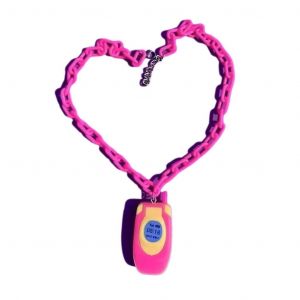 Kawaii Sucettes Pendentif Collier Pour Femmes Y2k Bijoux Chunky Cha&icirc;ne De Perles - Neuf