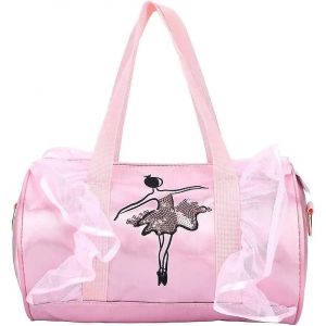 Sac de danse latine Sac à main Sac à bandoulière à bandoulière avec dentelle pour danseuse de ballerine - Neuf