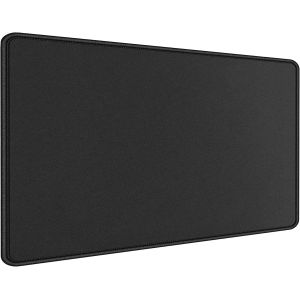 Tapis De Souris De Jeu, Tapis De Souris Étendu Taille 90X40Cm Épaisseur 3Mm, Tapis De Souris D'Ordinateur Antidérapant Et Étanche Avec Bords Cousus Pour Jeux/Bureau/Maison-90X40 Black - Neuf