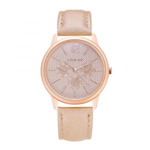 Gaiety Femmes Filles Mode Cuir Bande Cadran Montre Analogique Quartz Montre-Bracelet (Marron) - Neuf