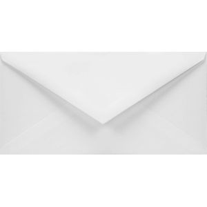 50 enveloppes blanches DL 110x220 mm 120g Aster Smooth Extra White enveloppes longues élégantes de haute qualité pour cartes de v?ux invitations mariage Baptême communion anniversaires - Neuf