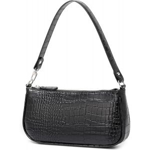 TZF-Petit sac à main rétro en cuir PU imprimé crocodile - Neuf