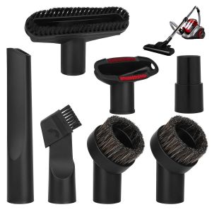Embout Aspirateur Universel 32mm-35mm - Brosse pour Meubles, Suceur Voiture, Nettoyage Poils d'Animaux et Interieur Auto,Lot de 7 Ensemble Accessoires D'aspirateur, Brosses D'aspirateur Multi-usages - Neuf