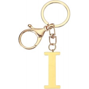 TIANYI-Porte-cl&eacute;s avec lettre initiale, lettre de A &agrave; Z, porte-cl&eacute;s mignon en m&eacute;tal pour sacs &agrave; main - Neuf